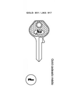 Gold Cad. Med. - 917 - (PCT C/ 10 UNIDADES)