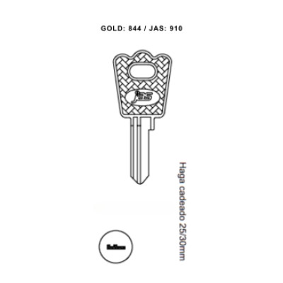 Haga Cad. 25-30mm - 910 - (PCT C/ 10 UNIDADES)