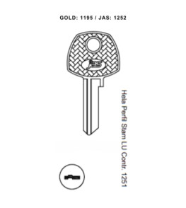 Hela Perfil Stam LU Contr. 1251 - 1252 - (PCT C/ 10 UNIDADES)