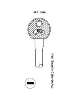 High Security Cabo de Aço - 1048 - (PCT C/ 5 UNIDADES)