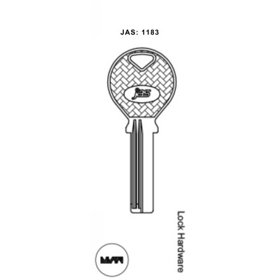 Lock Hardware - 1183 - (PCT C/ 5 UNIDADES)