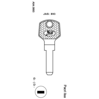 Pacri Lisa - 893 - (PCT C/ 5 UNIDADES)