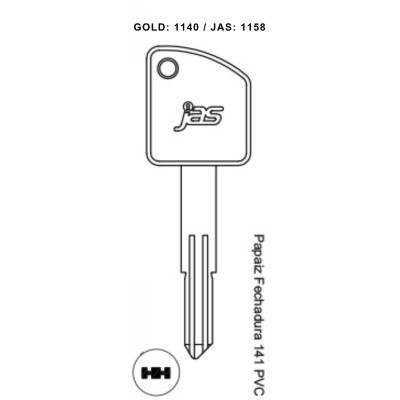 Papaiz Fech. 141 PVC - 1158 - (PCT C/ 5 UNIDADES)