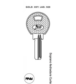 Soprano Fech. Curta - 920 - (PCT C/ 5 UNIDADES)