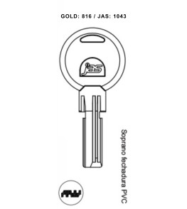 Soprano Fech. PVC - 1043 - (PCT C/ 5 UNIDADES)