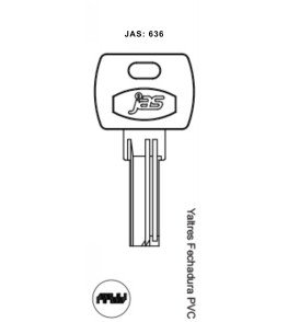 Yaltres Fech. PVC - 636 - (PCT C/ 5 UNIDADES)
