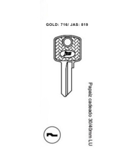 Papaiz Cad. 30-40mm LU - 819 - (PCT C/ 10 UNIDADES)