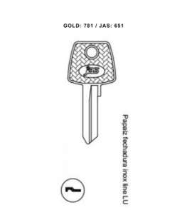Papaiz Fech. Inox Line LU - 651 - (PCT C/ 10 UNIDADES)