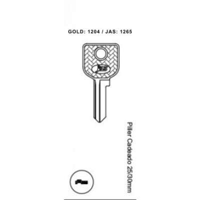 Piller Cad. 25-30mm - 1265 - (PCT C/ 10 UNIDADES)