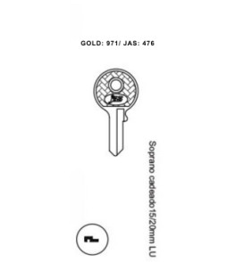 Soprano Cad. 15-20mm LU - 476 - (PCT C/ 10 UNIDADES)