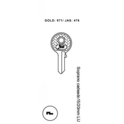 Soprano Cad. 15-20mm LU - 476 - (PCT C/ 10 UNIDADES)