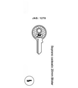 Soprano Cad. 20mm Blister - 1278 - (PCT C/ 10 UNIDADES)