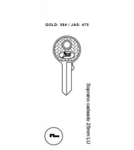 Soprano Cad. 25mm LU - 475 - (PCT C/ 10 UNIDADES)