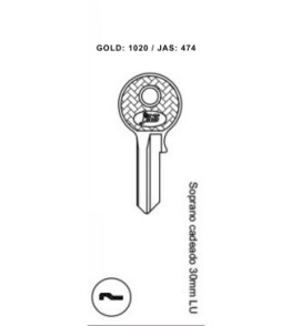 Soprano Cad. 30mm LU - 474 - (PCT C/ 10 UNIDADES)