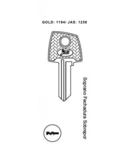 Soprano Fech. Sobrepor - 1258 - (PCT C/ 10 UNIDADES)