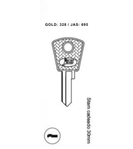 Stam Cad. 30mm - 695 - (PCT C/ 10 UNIDADES)