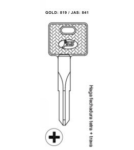 Haga Fechadura Tetra + Trava - 841 - (PCT C/ 5 UNIDADES)