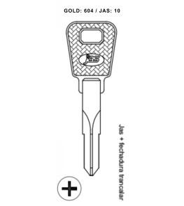 Jas + Fechadura Trancalar - 10 - (PCT C/ 5 UNIDADES)