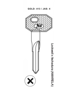 Lockwell x Fechadura (amarela) - 4 - (PCT C/ 5 UNIDADES)