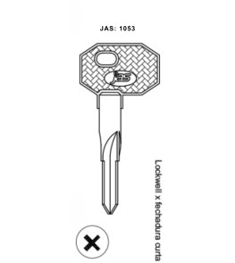 Lockwell x Fechadura Curta - 1053 - (PCT C/ 5 UNIDADES)