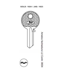 Amelco Fech. LU Contr. 834 - 1023 - (PCT C/ 10 UNIDADES)