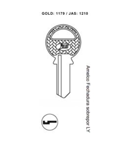 Amelco Fech. Sobrepor LY - 1210 - (PCT C/ 10 UNIDADES)