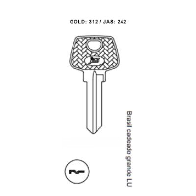 Brasil Cad. Gde. LU - 242 - (PCT C/ 10 UNIDADES)