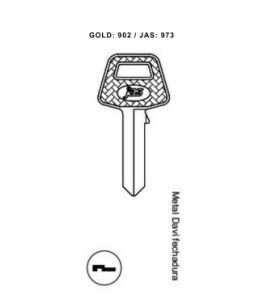 Metal Davi Fech. - 973 - (PCT C/ 10 UNIDADES)