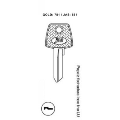 Papaiz Fech. Inox Line LU - 651 - (PCT C/ 10 UNIDADES)