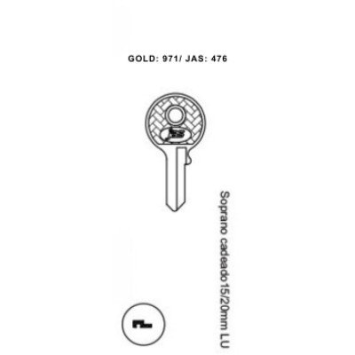 Soprano Cad. 15-20mm LU - 476 - (PCT C/ 10 UNIDADES)