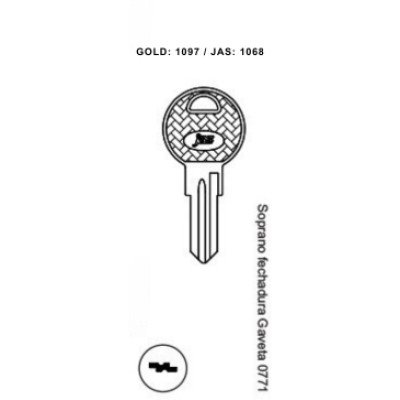 Soprano Fech. Gaveta 0771 - 1068 - (PCT C/ 10 UNIDADES)