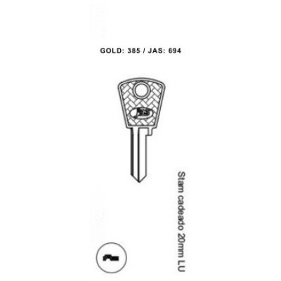Stam Cad. 20mm LU - 694 - (PCT C/ 10 UNIDADES)