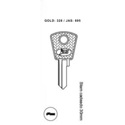 Stam Cad. 30mm - 695 - (PCT C/ 10 UNIDADES)