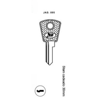 Stam Cad. 30mm - 895 - (PCT C/ 10 UNIDADES)